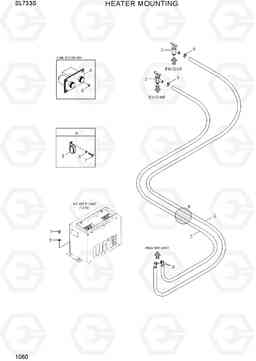 1060 HEATER MOUNTING SL733S, Hyundai