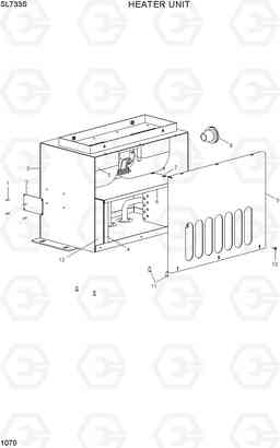 1070 HEATER UNIT SL733S, Hyundai