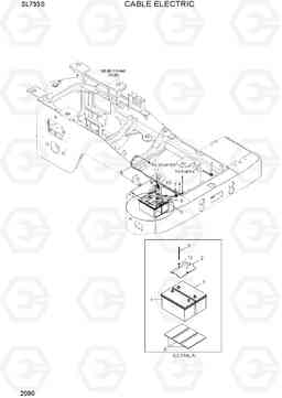 2090 CABLE ELECTRIC SL733S, Hyundai