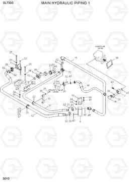 3010 MAIN HYDRAULIC PIPING 1 SL733S, Hyundai