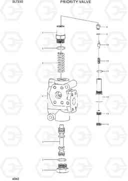 4040 PRIORITY VALVE SL733S, Hyundai