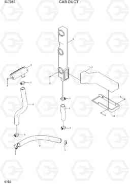 5150 CAB DUCT SL733S, Hyundai