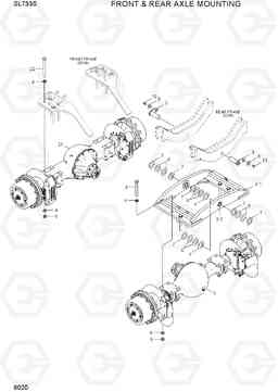 6020 FRONT & REAR AXLE MOUNTING SL733S, Hyundai
