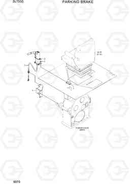 6070 PARKING BRAKE GROUP SL733S, Hyundai