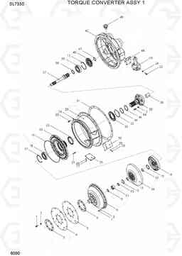 6090 TORQUE CONVERTER ASSY 1 SL733S, Hyundai