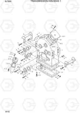 6110 TRANSMISSION HOUSING 1 SL733S, Hyundai