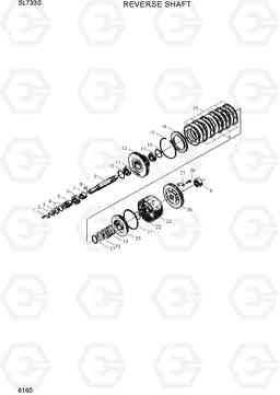 6160 REVERSE SHAFT SL733S, Hyundai