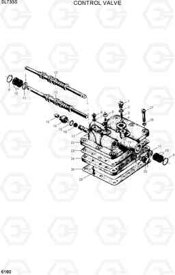 6180 CONTROL VALVE SL733S, Hyundai