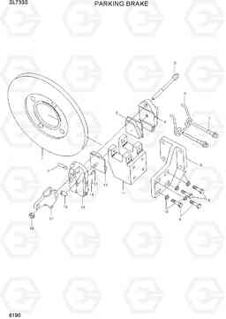 6190 PARKING BRAKE SL733S, Hyundai