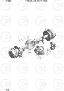 6310 FRONT AND REAR AXLE SL733S, Hyundai