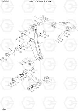 7010 BELL CRANK & LINK SL733S, Hyundai