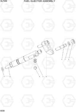 9220 FUEL INJECTOR ASSEMBLY SL733S, Hyundai