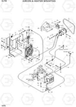 1070 AIRCON & HEATER MOUNTING SL735, Hyundai