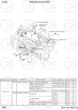 2060 ENGINE ELECTRIC SL735, Hyundai