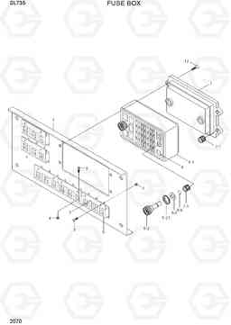 2070 FUSE BOX SL735, Hyundai
