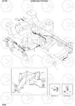 3090 GREASE PIPING SL735, Hyundai