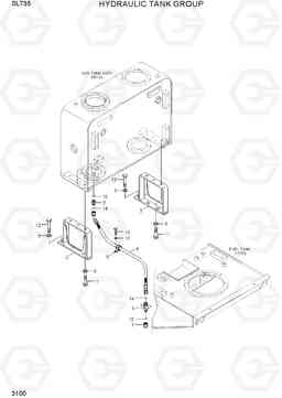 3100 HYDRAULIC TANK GROUP SL735, Hyundai