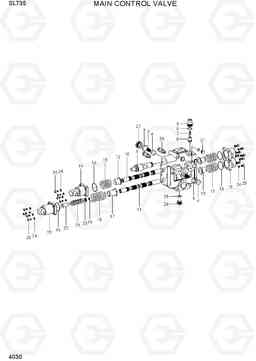 4030 MAIN CONTROL VALVE SL735, Hyundai