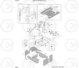 5090 CAB SUB ASSY(2/4) SL735, Hyundai