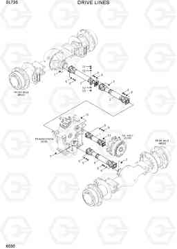 6030 DRIVE LINES SL735, Hyundai