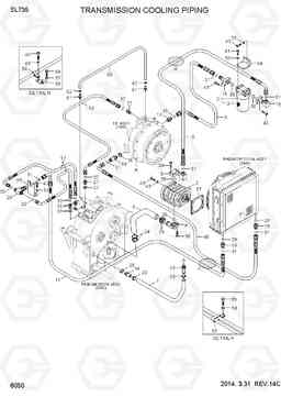 6050 TRANSMISSION COOLING PIPING SL735, Hyundai