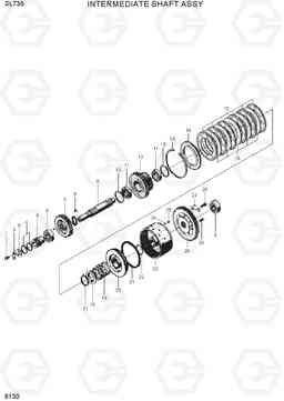 6130 INTERMEDIATE SHAFT ASSEMBLY SL735, Hyundai