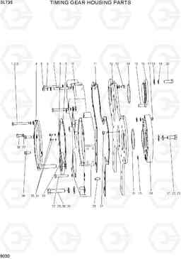 9030 TIMING GEAR HOUSING PARTS SL735, Hyundai