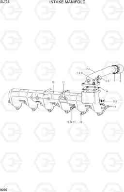 9090 INTAKE MANIFOLD SL735, Hyundai