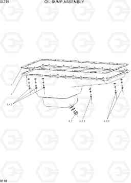 9110 OIL SUMP ASSEMBLY SL735, Hyundai