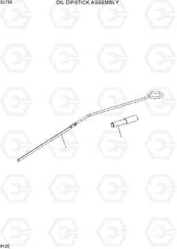 9120 OIL DIPSTICK ASSEMBLY SL735, Hyundai