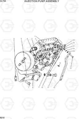 9210 INJECTION PUMP ASSEMBLY SL735, Hyundai
