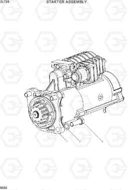 9330 STARTER ASSEMBLY SL735, Hyundai