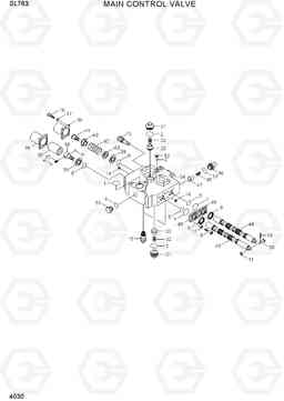 4030 MAIN CONTROL VALVE SL763(-#0500), Hyundai
