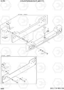 5050 COUNTERWEIGHT(-#0117) SL763(-#0500), Hyundai