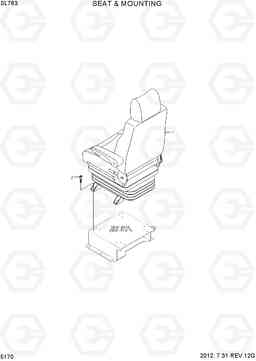 5170 SEAT & MOUNTING SL763(-#0500), Hyundai