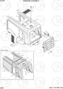 5230 ENGINE COVER 2 SL763(-#0500), Hyundai