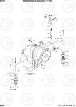 6040 TRANSMISSION MOUNTING SL763(-#0500), Hyundai