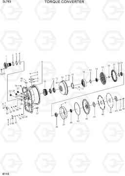 6110 TORQUE CONVERTER SL763(-#0500), Hyundai