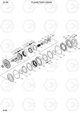 6140 PLANETARY GEAR SL763(-#0500), Hyundai