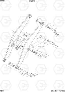 7020 BOOM SL763(-#0500), Hyundai