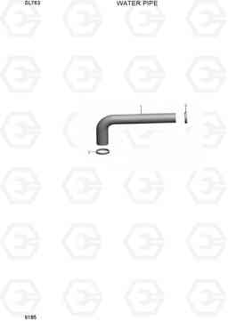 9185 WATER PIPE SL763(-#0500), Hyundai