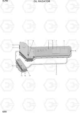 9260 OIL RADIATOR SL763(-#0500), Hyundai