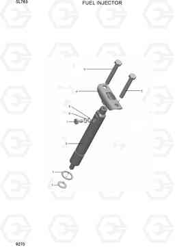 9270 FUEL INJECTOR SL763(-#0500), Hyundai