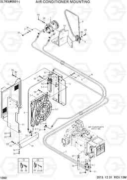 1090 AIR CONDITIONER MOUNTING SL763(#0501-), Hyundai