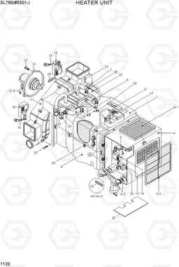 1120 HEATER UNIT SL763(#0501-), Hyundai