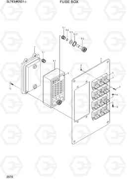 2070 FUSE BOX SL763(#0501-), Hyundai