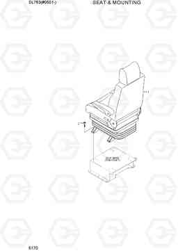 5170 SEAT & MOUNTING SL763(#0501-), Hyundai