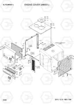 5260 ENGINE COVER 3(#0681-) SL763(#0501-), Hyundai