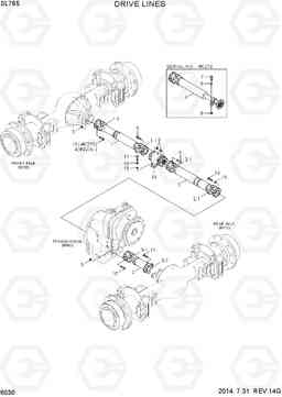 6030 DRIVE LINES SL763(#0501-), Hyundai