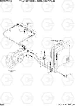 6050 TRANSMISSION COOLING PIPING SL763(#0501-), Hyundai